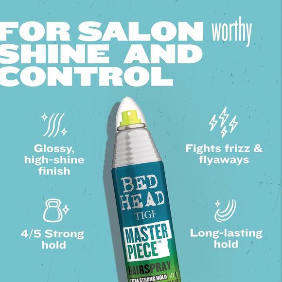 2 Pack Bed Head TIGI Masterpiece - No 4 Extra Strong Hold with Massive Shine - Picture 3 of 6